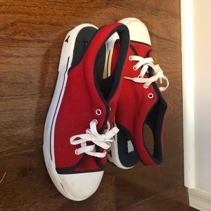Vintage Tommy Hilfiger Red Slide Sneakers